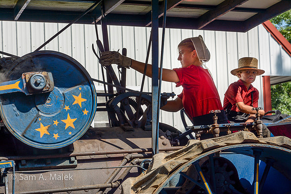 Amish Tractor Girl