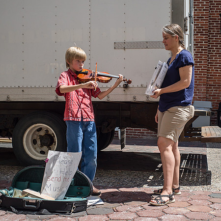 Busker Mom