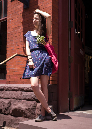 Girl with Celery