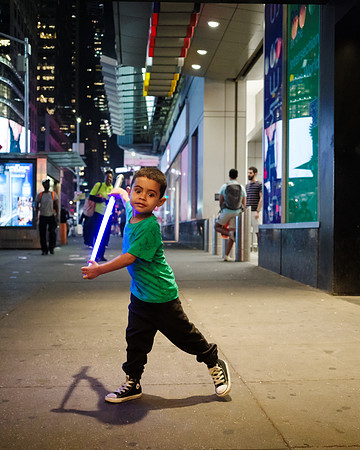 Lightsaber on 42nd Street