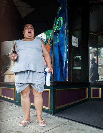 Woman with Sock no. 2
