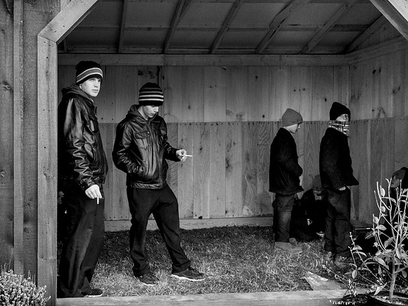 Smoking in the Shed