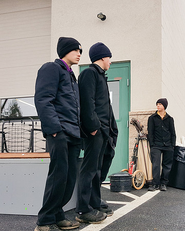Amish Teens in Tuques